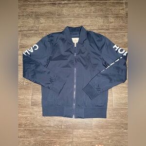 Hollister Men's Navy Bomber Jacket